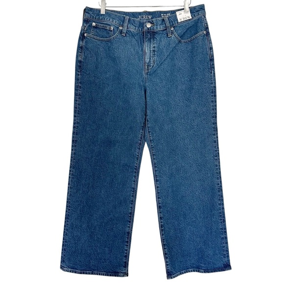 NWT 2025 J. Crew ‘96 Low Rise Slim Wide Leg Jeans Size 31P - Picture 2 of 13